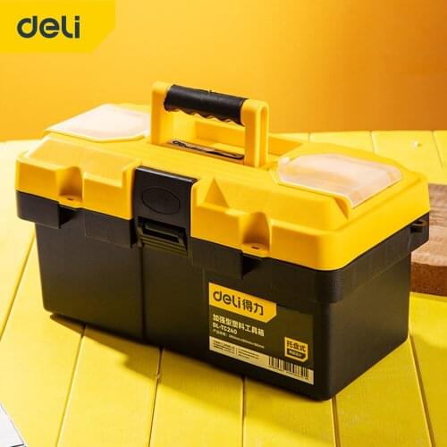 Double large space Multifunctional Plastic Storage Box12-19inch hardware industrial grade electrician repair storage box set