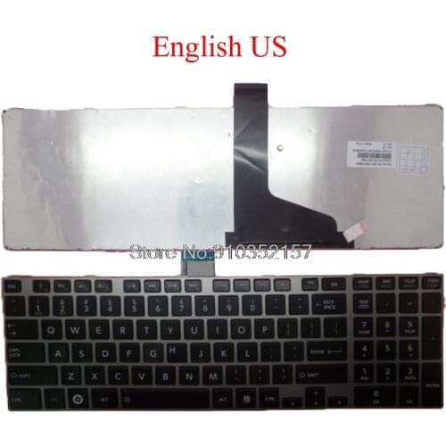 US JP UK SD RO DM Keyboard For Toshiba For Satellite L850 L850D L855 L855D L870 L870D English Japanese Sweden Romanian Denmark
