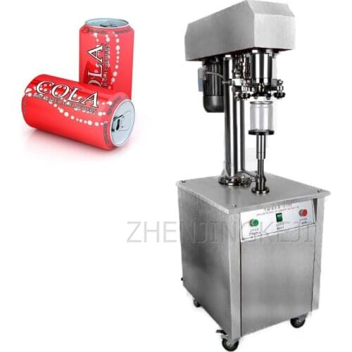 Commercial Seal Tank Machine Tinplate Cover Tools Drink Easy Pull Can Stainless Steel Electric Seal Mouth Equipment Single Motor