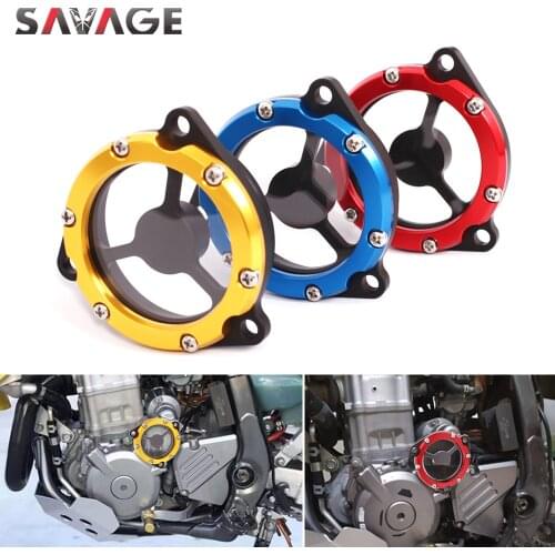 CNC Starter Idle Gear Cover For SUZUKI DR-Z 400/E/S/SM DRZ400SM DRZ400S DRZ LTZ LTR 450 Motorcycle Crankcase Cap Accessories