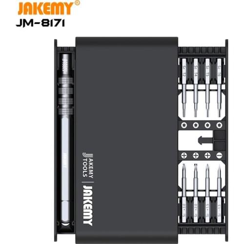 JAKEMY JM-8171 Portable DIY Electronic Maintenance Magic Screwdriver Box Kit for Cellphone Computer Game Pad Repair