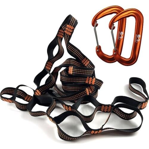 Hammock Strap Aerial Load Hanging-Spare-Part 200cm-Tree Outdoor Portable 2pcs Yoga-200kg