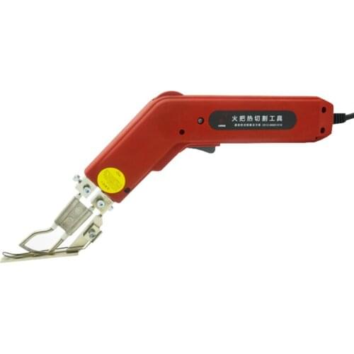 Round head webbing hand-held hot-cutting melting knife cutting and sealing electric heating electric knife
