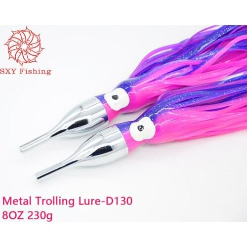 SXY FISHING Metal Trolling Lure Deep sea fishing bait Big Game lure D130 230g 8OZ 11.5inch