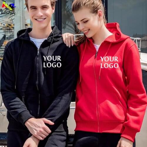 Design your own logo picture hoodie zipper casual sweatshirt hoodie spring and autumn street sweatshirt hoodie