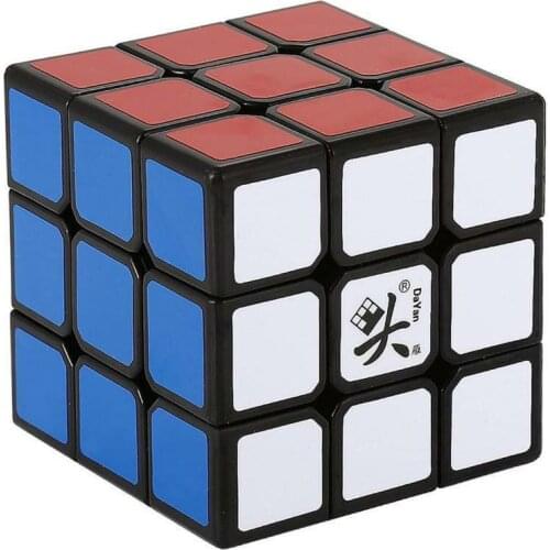 Dayan ZHANCHI 3x3x3 Magic cube Professional Speed cube Smooth 57mm Twist Puzzle Cubic fancy Toy Brain Teaser For Contest Black