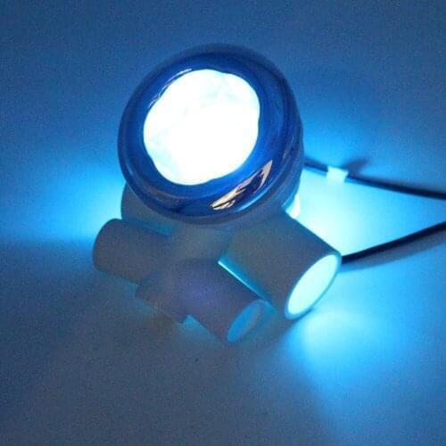 10pcs recessed waterproof RGB underwater massage tub water jet lamp hydro-massage lights with 1pc light controller 1pc adapter