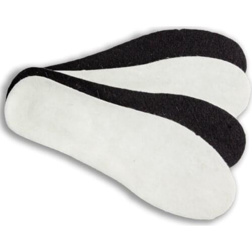 Winter Warm Insoles Wool Felt Shoe Pad Insole PU For Men Women GoLite