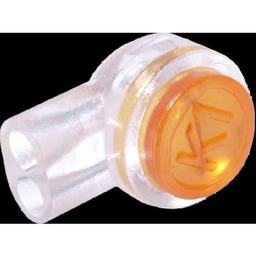 200pcs cable Connector K1 Crimp Connection Terminals K1 Connector Waterproof Wiring Ethernet Cable Telephone Cord Terminals