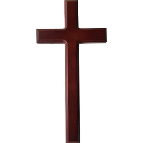 32cm Wooden Jesus Christ Cross Wall Mounted Church Religious Prayer Hanging Ornament Home Decoration