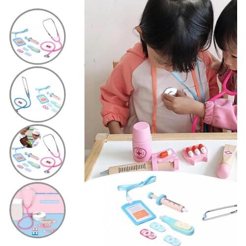 5Pcs/Set Stethoscope Doctor Toy Magnetic Miniature Doctor Kit Toy Vivid Funny Mini Doctor Toy