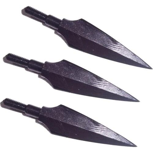 6pcs Archery Hunting Broadhead 2 Blades Steel Arrow Tips Crossbow Shooting Target Point 150Gr Arrowhead Traditional Broadhead