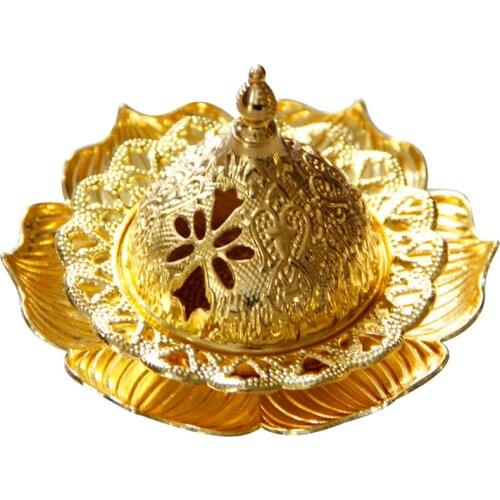 Arabic Muslim Artistic Carving Small Decorated Incense Burner Censer Holder Small Charcoal Incense Burner Bakhoor Gift