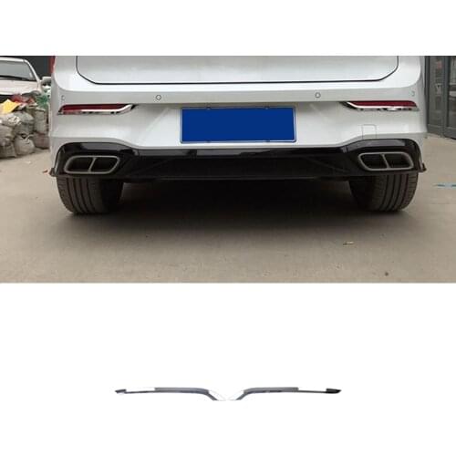Car Accessories for VW Volkswagen Golf 8 MK8 2020 2021 Stainless Steel Rear Tail Fog Light Lamp Garnish Strips Cover Trim 2pcs
