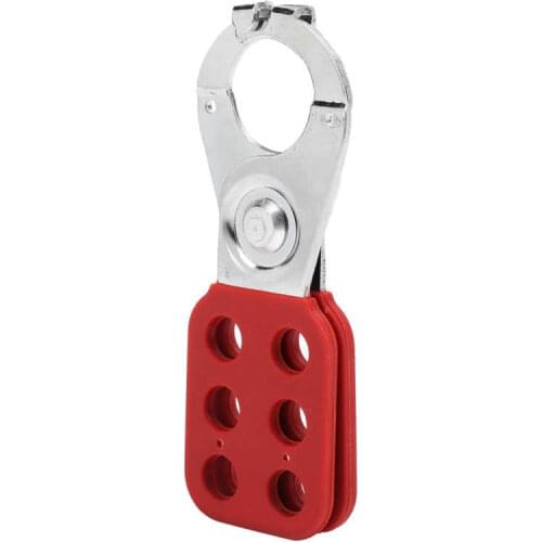 Lockout Hasp Steel Safety Nipper Lock 6 Hole Steel Row Multiple Management Nylon PA Lockout Safety Supply