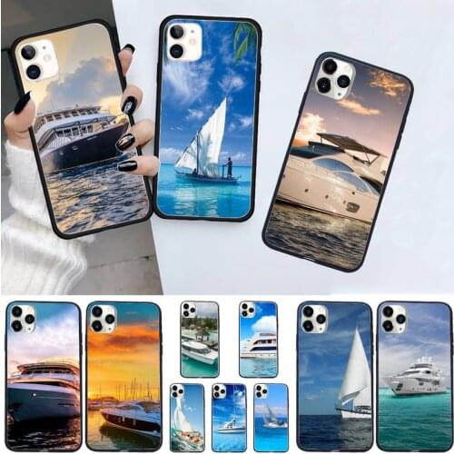 Maldives Yacht anime Phone Case for iPhone 11 12 mini pro XS MAX 8 7 6 6S Plus X 5S SE 2020 XR high quality etui shell