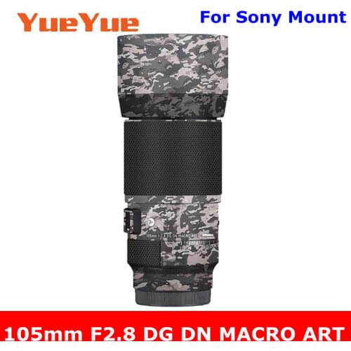 For Sigma 105mm F2.8 DG DN MACRO Art For Sony E Mount Anti-Scratch Camera Lens Sticker Protective Film Body Protector Skin Cover