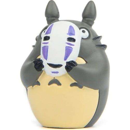 My Neighbor Totoro Kiki Kikis Delivery PVC Cat Action Figure Doll No Face Resin Plastic Model