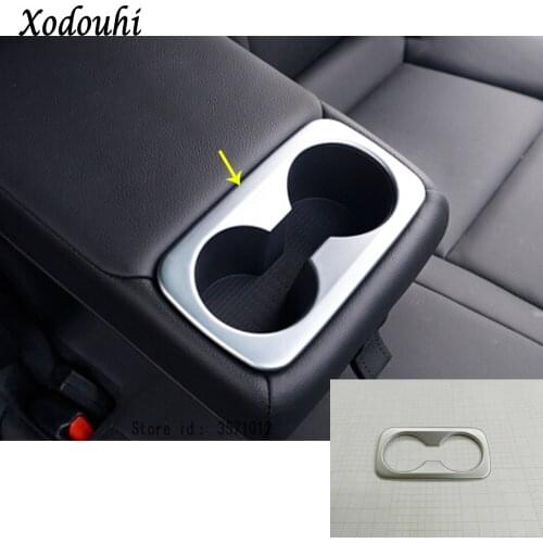 Hot sale For Hyundai Tucson 2015 2016 2017 2018 car styling inner trim middle rear back tail Cup gear armrest box frame 1pcs