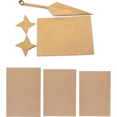 A4 70gsm/120gsm/400gsm Brown Kraft Card Blank Paper Craft Home Office Papers