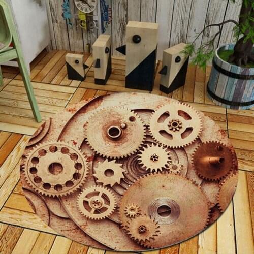Carpet Cute Floor Mat Abstract 3d Printed Carpet Mall Store Circular Carpet Bedroom Living Room Floor Mat Support Customization