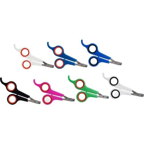 Pet Nail Clippers and Claw Trimmer Sharp, Safe Easily Use for Small Medium Large Dogs Cat 7Color Optional