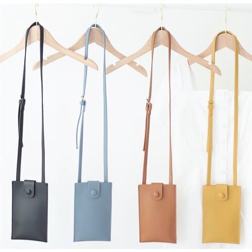 New Arrival Cute Cellphone Bag for Girls Black pu Leather Bag Green Convenient Shoulder Bag Pretty Crossbody Bags Women Handbags