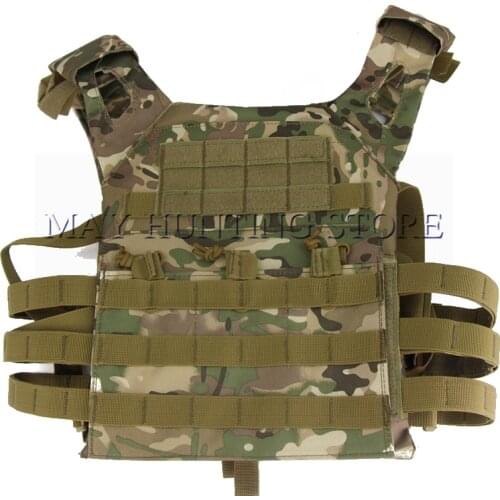 Mens Hunting Tactical Body Armor Vest Nylon Molle Plate Carrier Vest Outdoor Hunting Airsoft Combat Assault Military Equipment