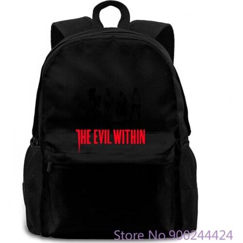 The Evil Within survival horror video game women men backpack laptop travel school adult student