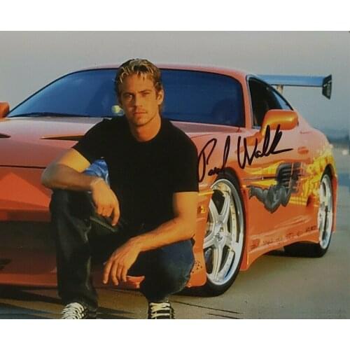Paul Walker MOVIE Signed Photo Art Film Print Silk Poster for Your Home Wall Decor 24x36inch
