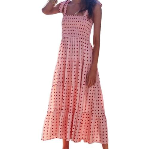 Summer Sexy Dress Women Midi Dress Printing Sleeveless Loose Summer Tight Waist Sling Dress Sexy Vestidos Sundress 2021 New