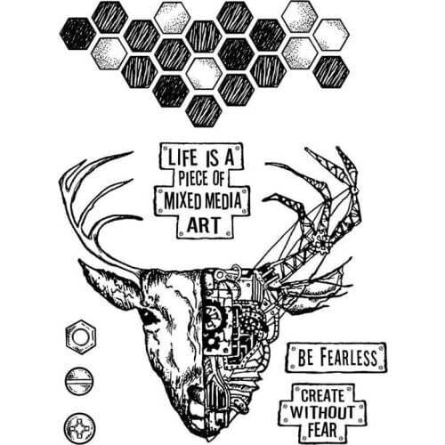 Retro stamp Clear Stamp for Scrapbooking Transparent Silicone Rubber DIY Photo Album Decor A148