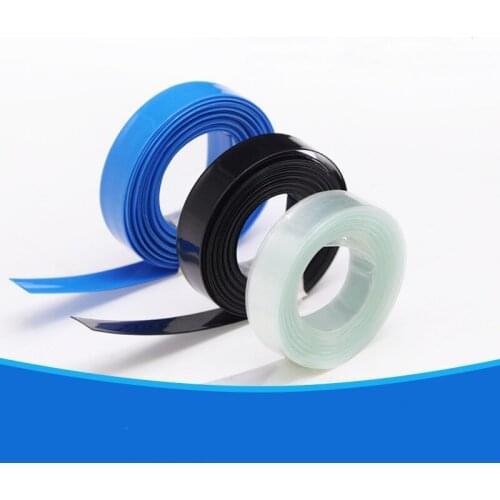 Width 7mm Φ4mm PVC heat shrinkable tube Multi-color optional electrolytic capacitor battery packaging holster