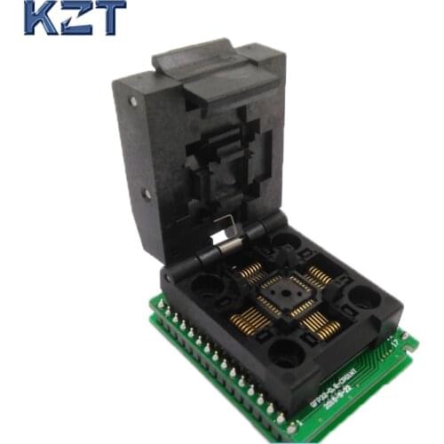 QFP Programmer socket Pin Pitch 0.8mm IC Body Size 7x7mm Test Socket Adapter Support TL866A TL866CS to DIP32 SMT/SMD Test Socket