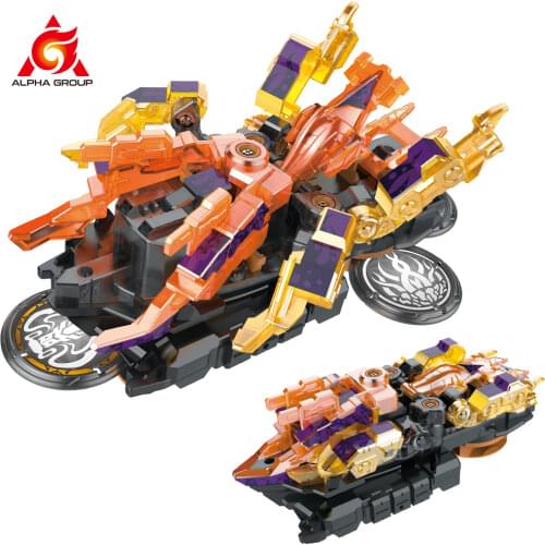 Screechers Wild! Annihilation Pack Flip Transformation Vehicle Drive - Flip - Beast Deformation Animation Action Figure Kids Toy