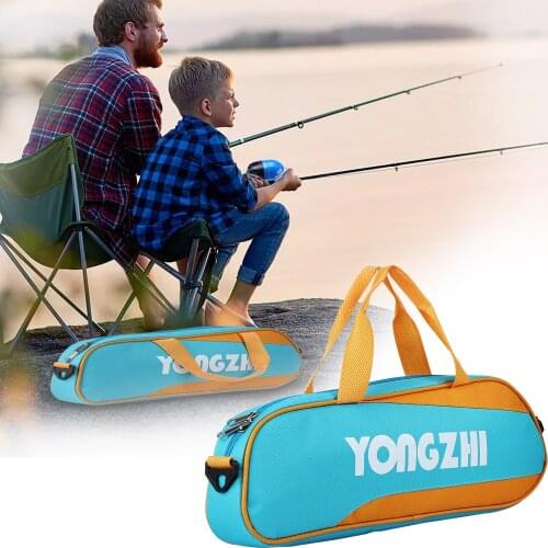 Sougayilang Fishing Bag Multifunctional Fishing Tackle Bag Single Shoulder Crossbody Bag Fish Lures Fishing Reel Line Storage