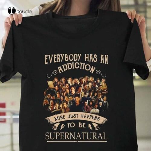 Everybody Has An Addiction Mine Just Happens To Be Supernatural T-Shirt Supernatural Sam And Dean Winchester Shirt Tee Shirt