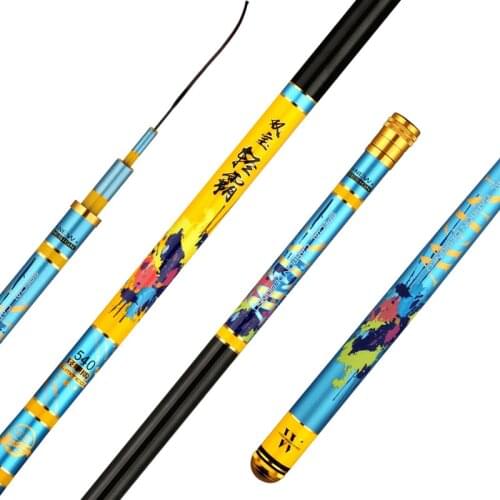 Carbon telescopic fishing rod 3.6/3.9/4.5/4.8/5.4/5.7/6.3/7.2 M super hard ultra light 28-37 tune Comprehensive hand fishing rod