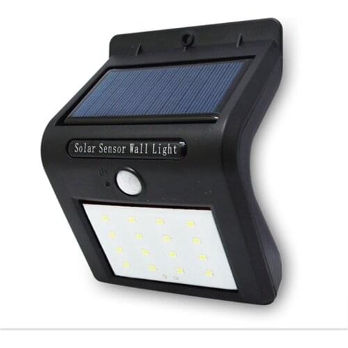 Outdoor Solar Lamp Waterproof PIR Motion Sensor Wall Lamp 16 LED Solar Power Light Energy Saving Garden Security Light