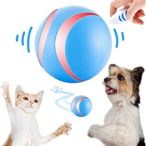 Intelligent Interactive Cat Toy Ball USB Charging Remote Control Dog Toy Ball Pet Accessories