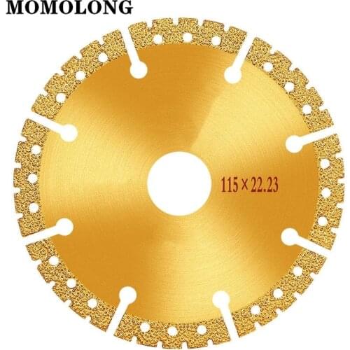 All Purpose Demolition Cutting Disc Vacuum Brazed Diamond Saw Blade For Steel Metal Stone Cast Iron Rebar Aluminum