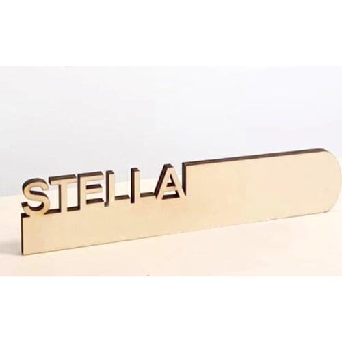 Custom party decoration wedding Place Cards Personalized wood Names