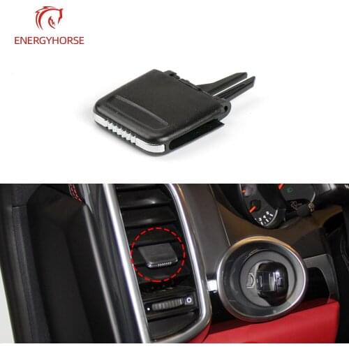 Car Air Vent Outlet Tab Clip Car Front Air Conditioner Vent Paddle for Porsche Cayenne 2011-2016