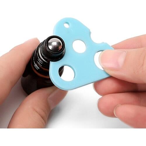 1 Pcs Metal Essential Oils Bottle Roller Balls Tool Multifunctional Protective Nail Triangle Shaped Bottle Opener Essential