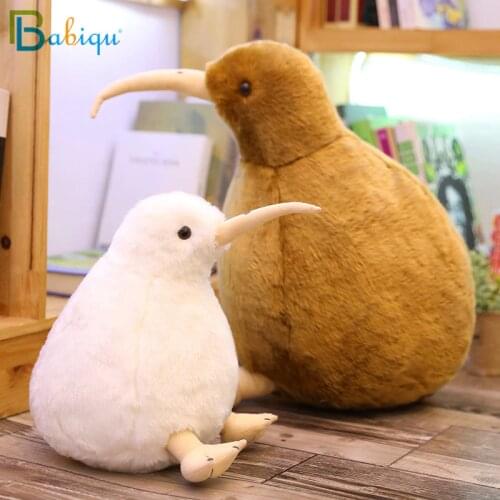 1pc 20cm Simulation Kiwi Bird Plush Toy New Zealand Lifelike Stuffed Animal Toy for Children Kids Doll Creative Birthday Gift