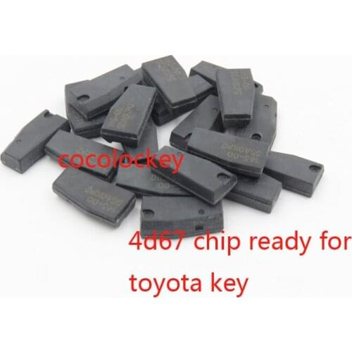 10pcs/lots transponder High Quality 4d67 Chip Auto Car Transponder ID:4D(67) Chip Pg:32 for Toyota Camry/Corolla Cocolockey