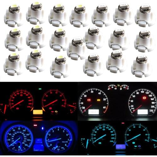 10pcs T4/T4.2 Neo Wedge LED Bulb Cluster Instrument Dash Climate Base Lights F-Best
