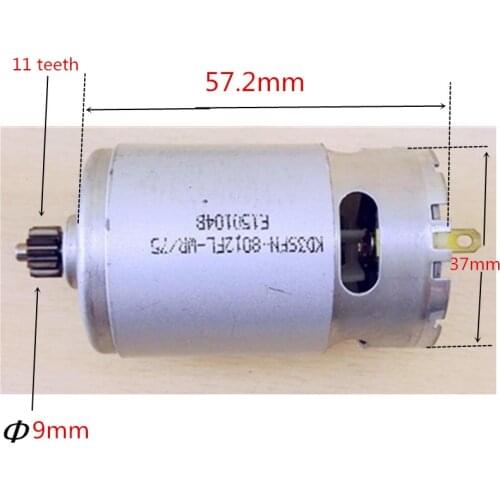 11 Teeth 11teeth Motor RS-550 DC 10.8V Replace for BOSCH GSR10,8V-LI-2 RS-550 VC-8518 PS30 RYOBI Electric Drill