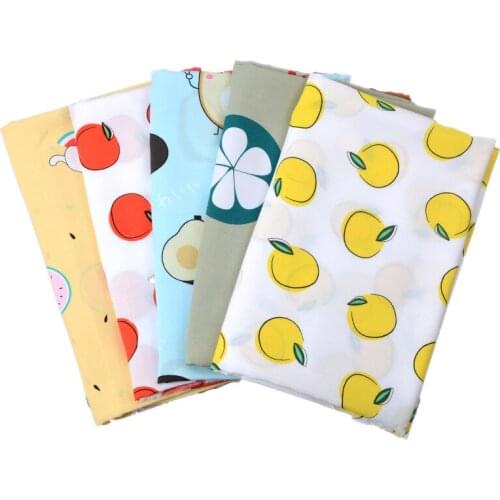 143cm Wide Rayon Fabric for Summer Dress by Meter Cartoon Print Viscose Breathable Fabrics Baby Cloth Tissu DIY