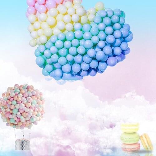 200Pcs Macarons Latex Balloons Pastel Candy Wedding Birthday Party Decoration Balloon Xmas Baby Shower Kids Air Balls Globos